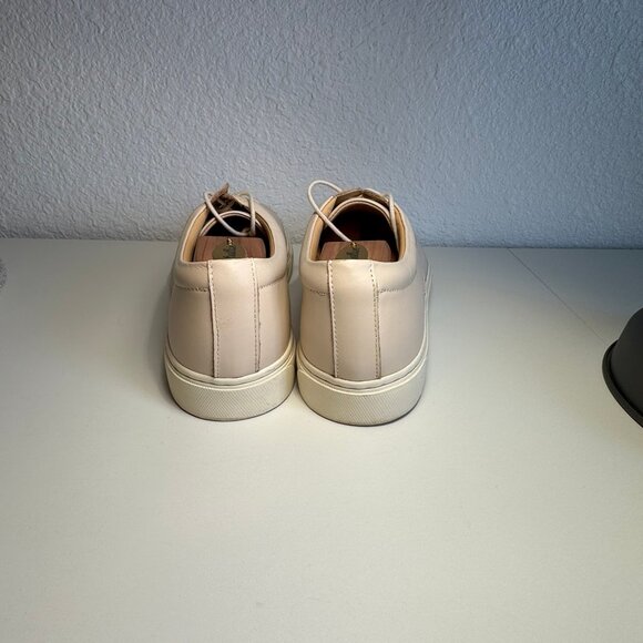 Nisolo Everyday Low Top Sneaker in Bone White, size 10 - Picture 3 of 5